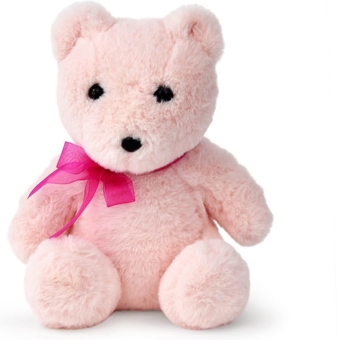WP Merchandise - Pluche Knuffel - Roze Teddybeer Adele 21 cm