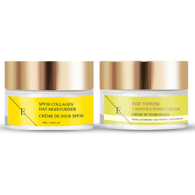 Bijenvergif + Manuka Honing Crème 50ml + SPF50 COLLAGEEN DAGCRÈME 50ML
