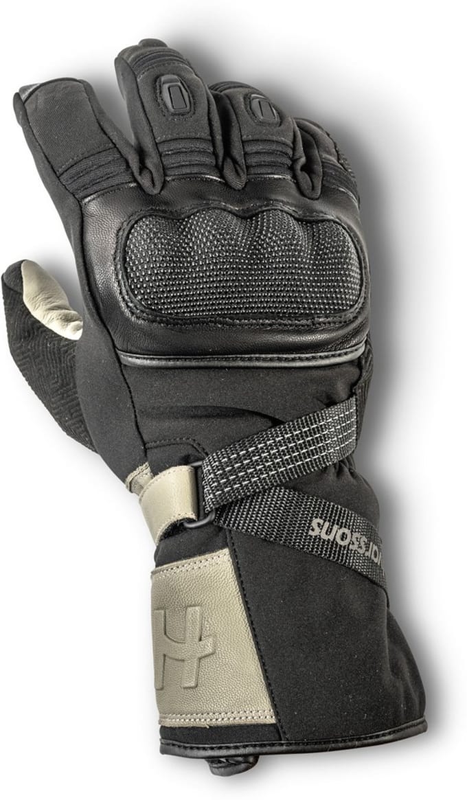 Halvarssons Motorhandschoenen Glove Thiola Zwart/Grijs 710-24121009