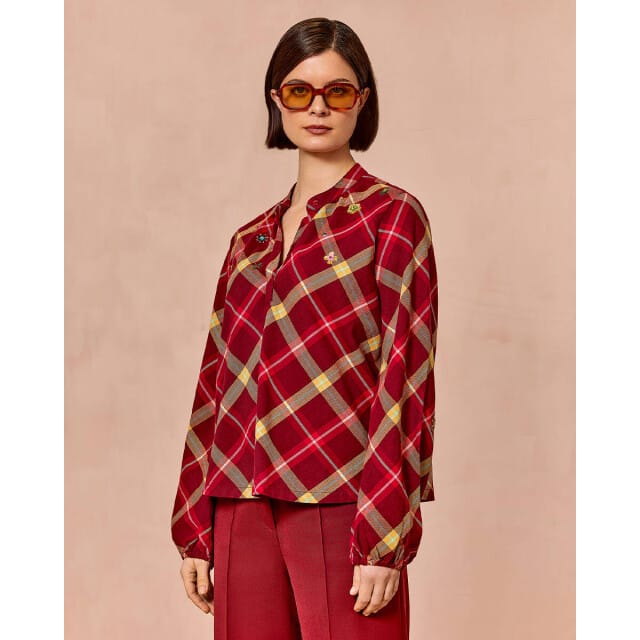 Oilily Billie Blouse- maat38 Cabernet