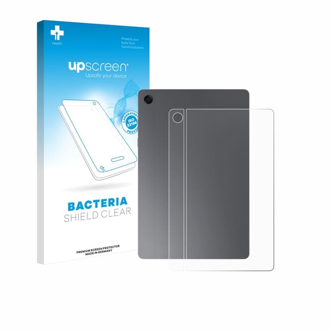 upscreen - Screenprotector voor Samsung Galaxy Tab A11 Plus WiFi 11" (Achterkant) - Folie Beschermfolie transparant antibacterieel