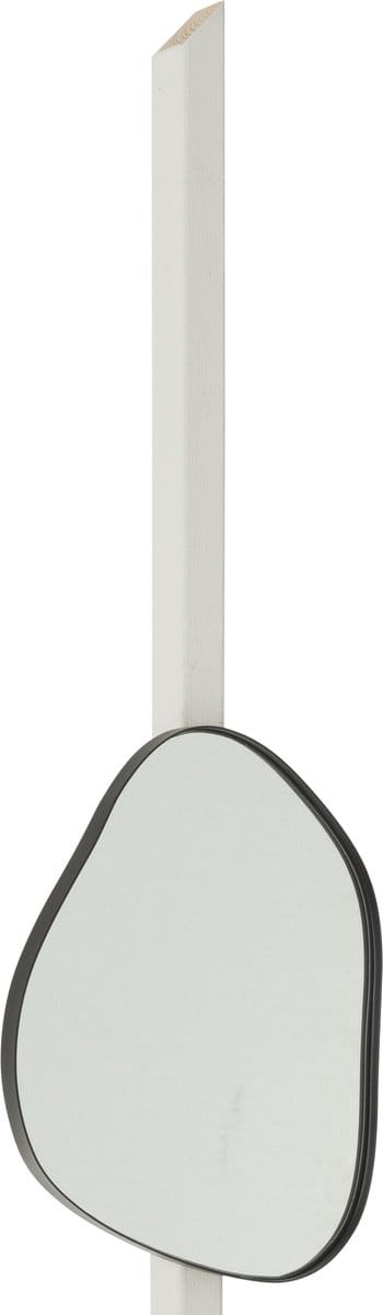 J-Line spiegel Extrema - ijzer/glas - zwart - small - 41 x 29 cm
