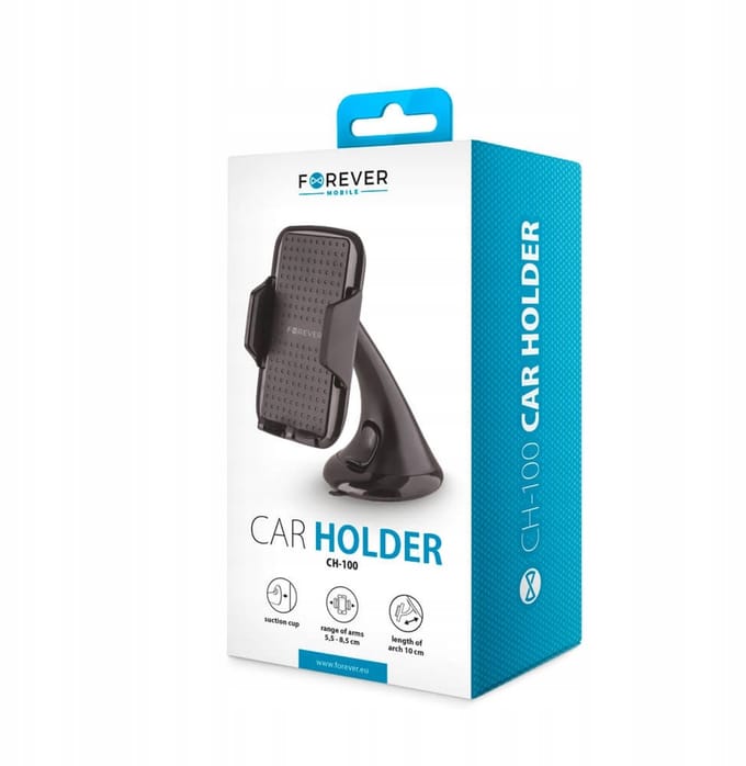 Forever CH-100 Autohouder voor Telefoon - Sterke Zuignap