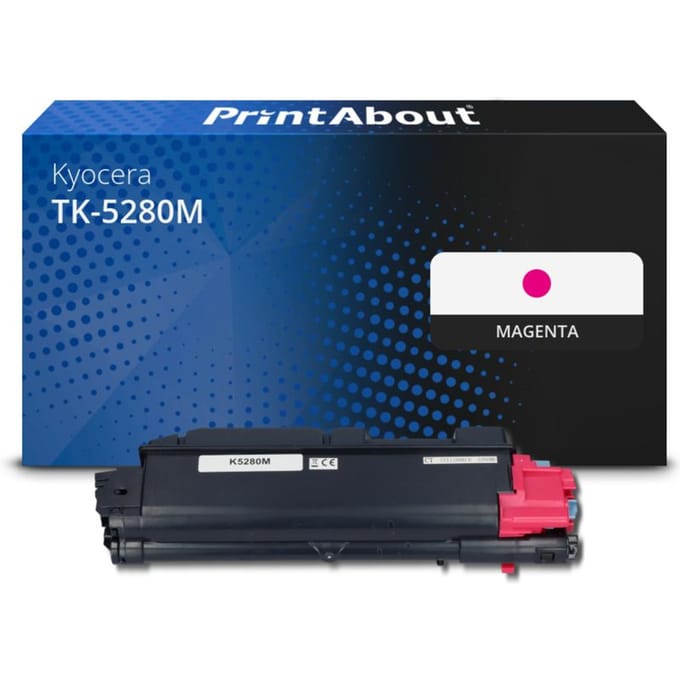 PrintAbout huismerk Toner TK-5280M Magenta Geschikt voor Kyocera