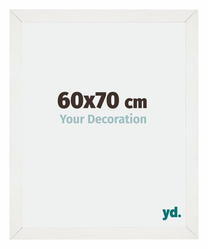 Your Decoration - Fotolijst 60x70 cm - MDF - Wit Geveegd - Mura