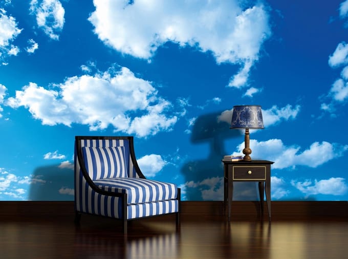 Poster | Blauw | 104 x 70,5 cm
