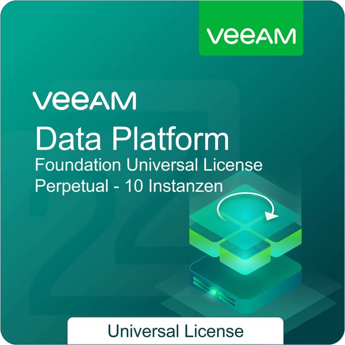 Veeam Data Platform Foundation Universal License Perpetual - 10 Instanzen Bedrijf