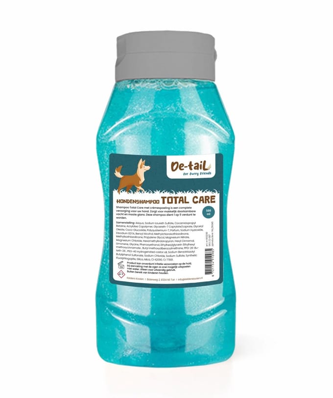 De-Tail Hondenshampoo total care 500 ml met crèmespoeling