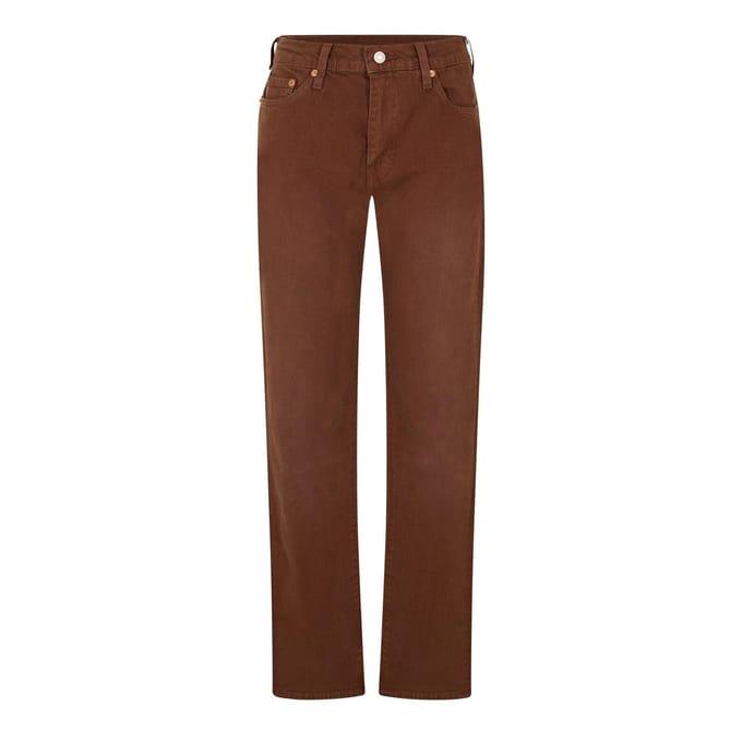 Levis 511 Slim-fit jeans van katoenmix voor dames (Klei Rood)