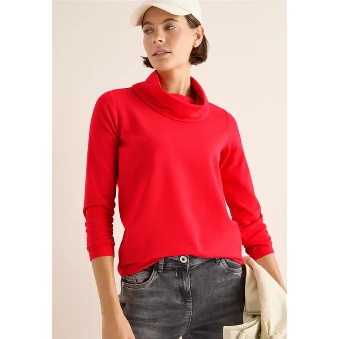 Shirt met grote kraag