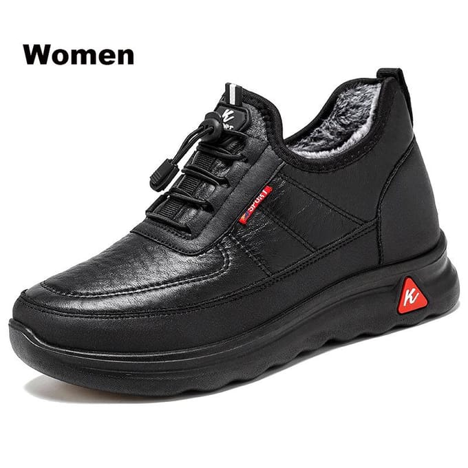 Herfst Winter Dames Plus Fluweel Sneakers Dik Waterdicht Warme Schoenen 39 black
