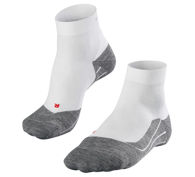 FALKE RU4 Short anti-blaar katoen functioneel materiaal hardloopsokken heren wit - maat 39-41