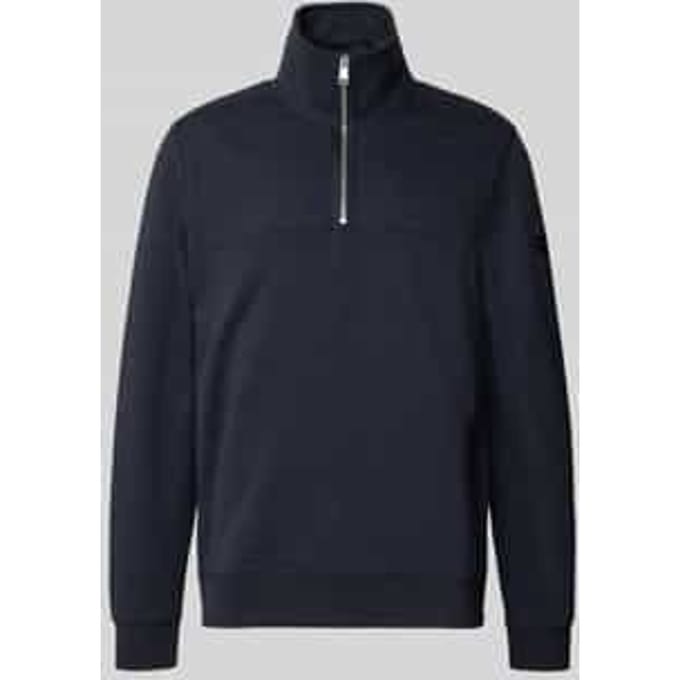 Regular fit sweatshirt van puur katoen
