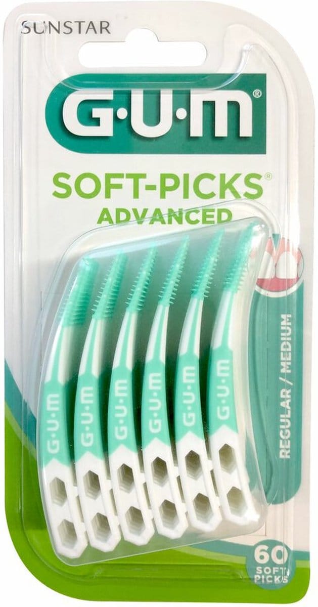 8x GUM Soft-Picks Advanced Regular 30 stuks