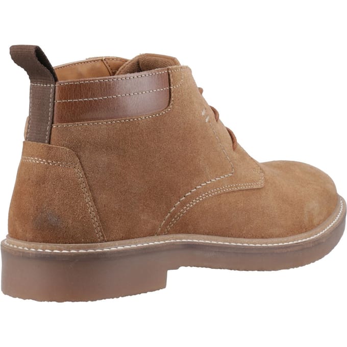 Hush Puppies Gideon Suède Heren Tan Enkelboots