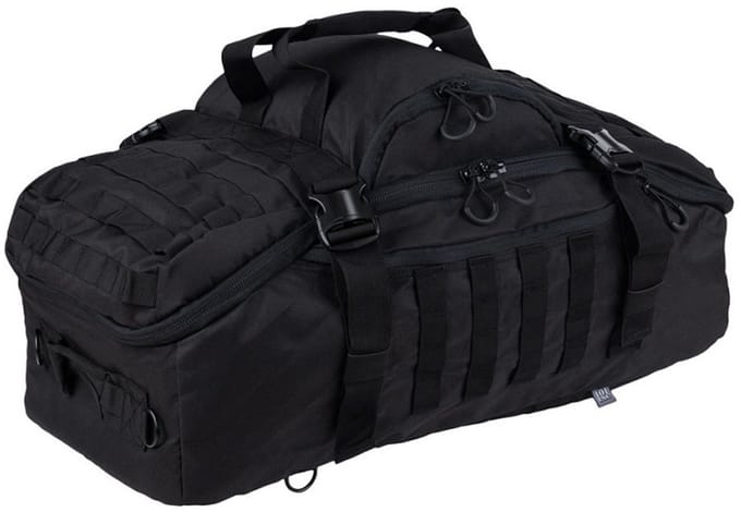 Tactical Weekend tas 45L (3in1) Zwart