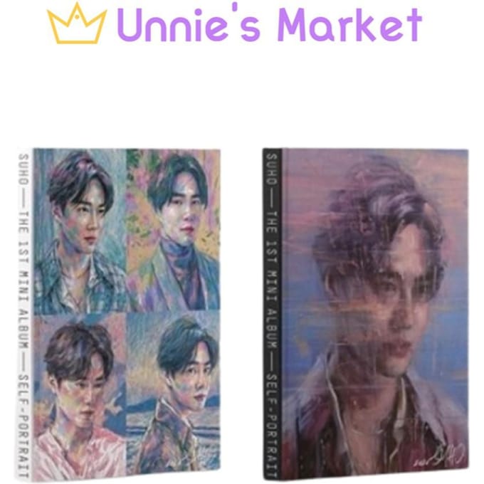 SUHO(EXO) Zelfportret fotoboek + gratis cadeau RANDOM gray