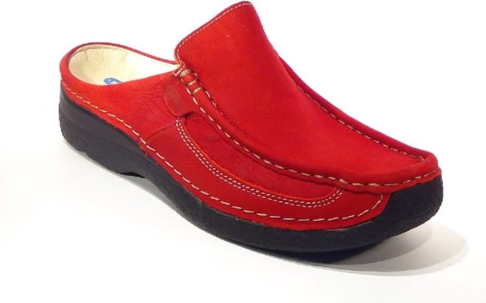 Wolky Dames Klompen 06202 Roll Slide Rood