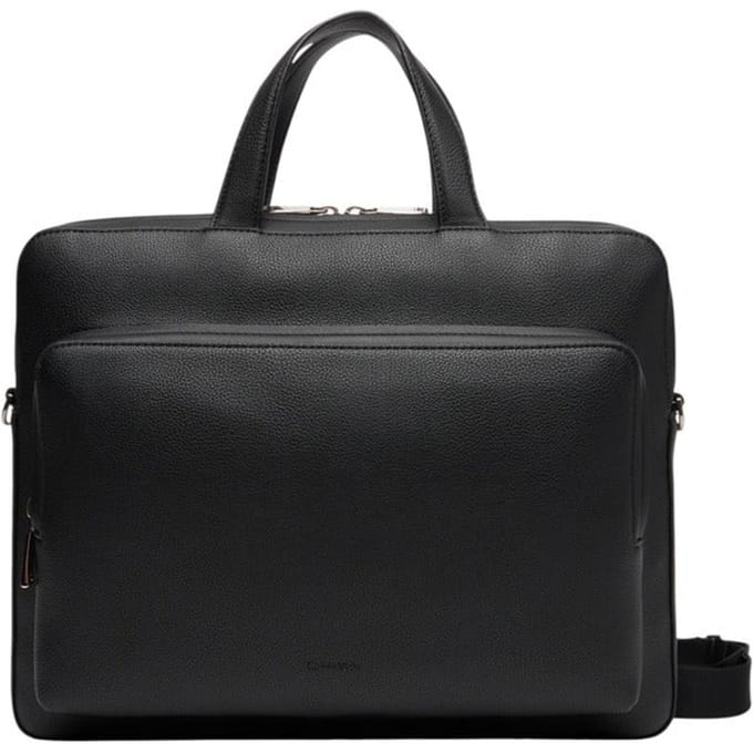 Calvin Klein Micro Pebble Slim Briefcase - Aktetas 13 (black)