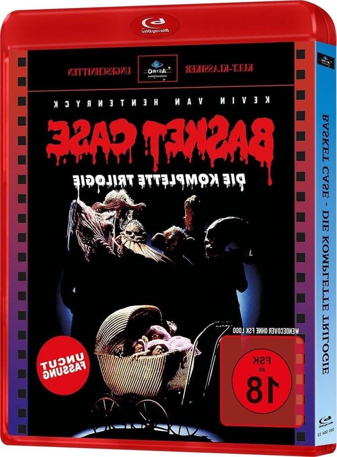 Film Collectie - Horror Trilogie - Film Avond - Drie Films - 1 Disc - Rood