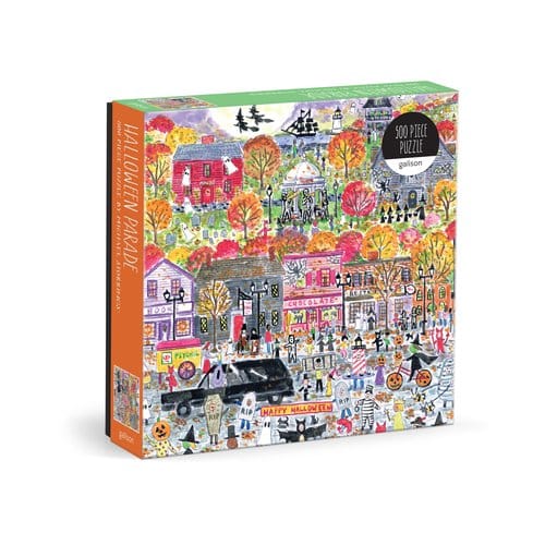 Michael Storrings Halloween Parade 500 Piece Puzzle - Galison