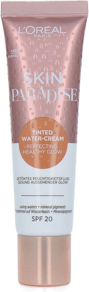 L'Oréal Paris Skin Paradise Aloe Vera Hydrating Water Cream For Face SPF 20 01 Deep 30 ml