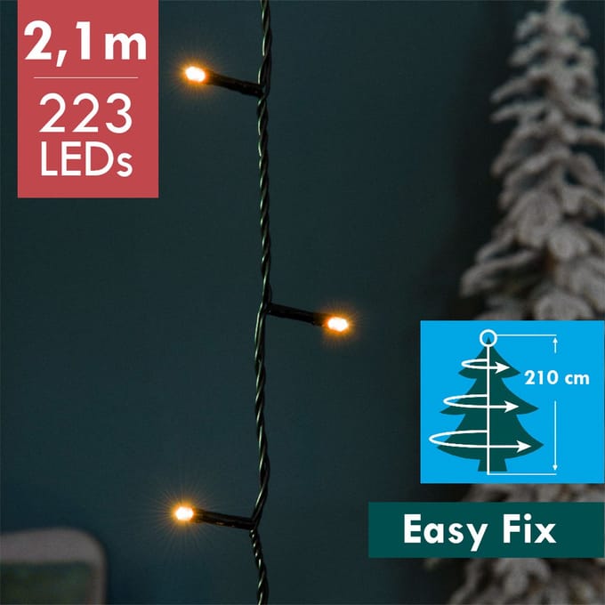 Kerstverlichting 1-2 glow 210cm 223xLED