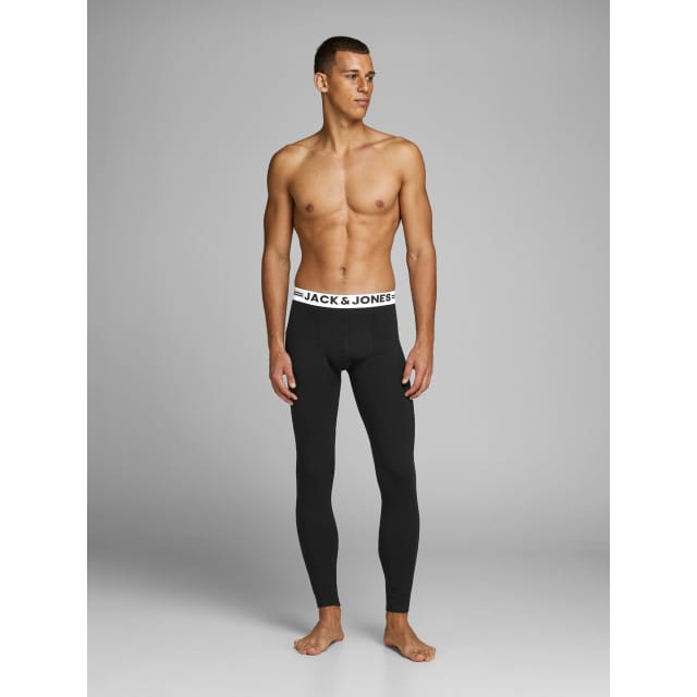 Jack & Jones Lange Onderbroek JACSOLID Long Johns Black - Maat L