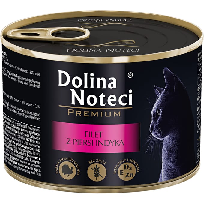 24 x 185 g Dolina Noteci Premium Kalkoenborstfilet Kat