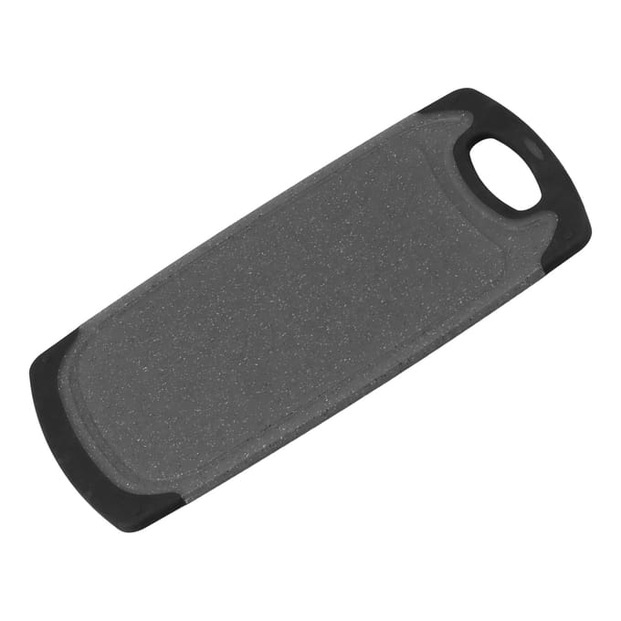 3 stuks Dubbelzijdig Snijplank Imitatie Marmer Plastic Hakplank Keukengerei(Grijs )