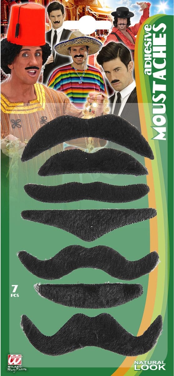 Nep snorren opplak set
