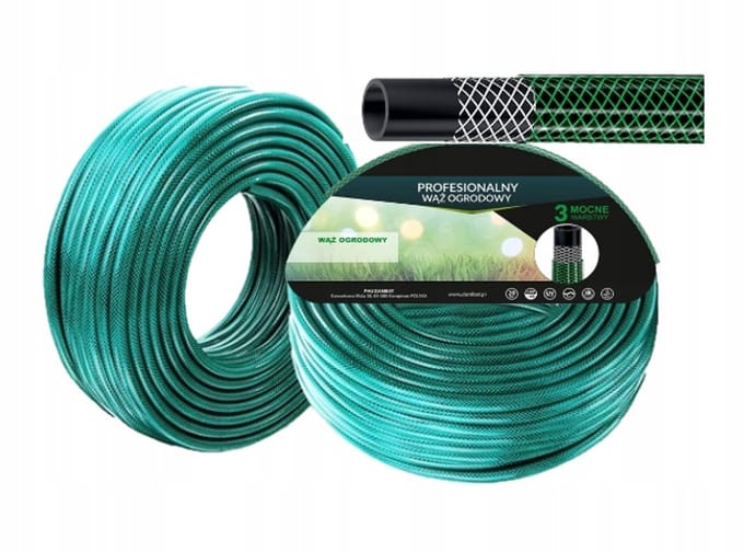 30m Tuinslang 1/2'' 3-laags Versterkt UV-bestendig