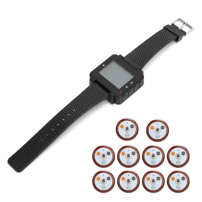 Bouton d'appel pour ordinateur de restaurant SUC04 UK Plug black