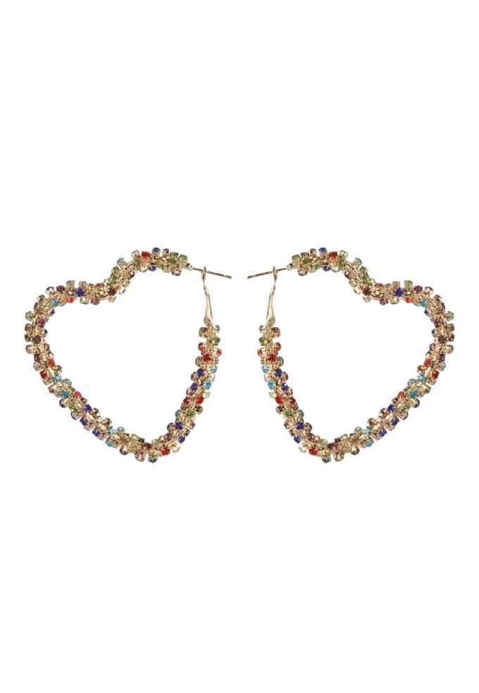 Margot Bardot Candy Heart Oorbellen Multicolor