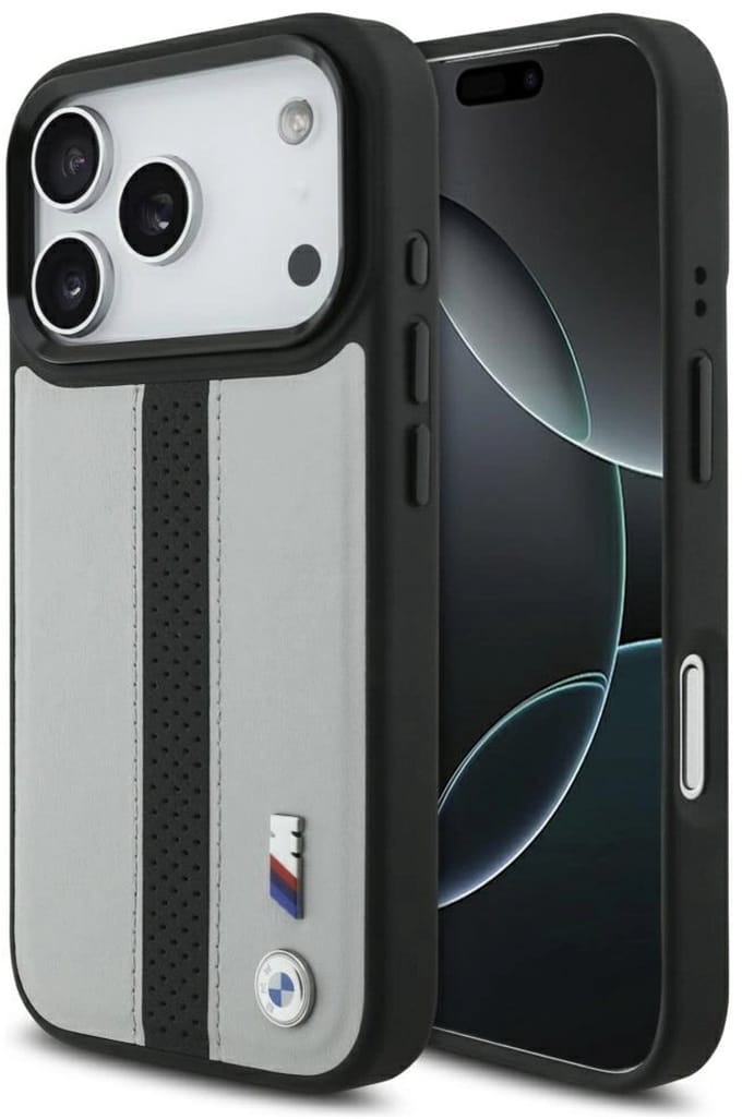 Bmw Case Cover Voor Magsafe Iphone 17 Pro M Geperforeerde Streep Logo