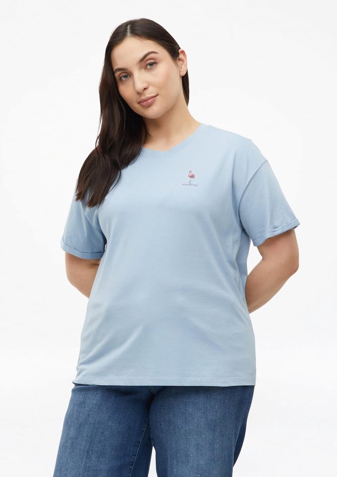 T-shirt met opdruk aan de voorkant dames s.Oliver