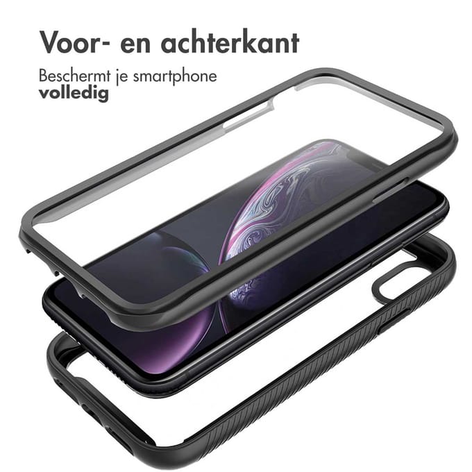 imoshion Hoesje - Geschikt voor Apple iPhone XR - 360° Full Protective Case - Zwart