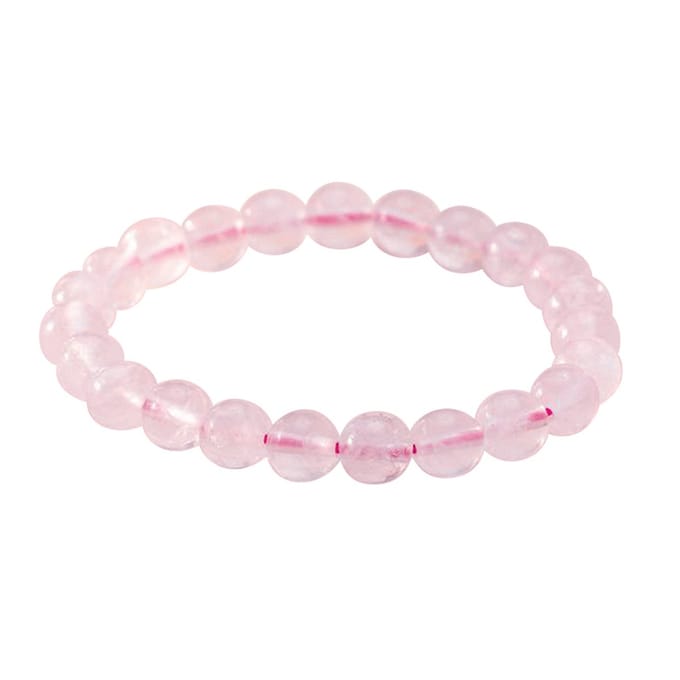 Montebello Armband Lacy - Kralen Rozenquartz - 8mm - Genezend - Rek