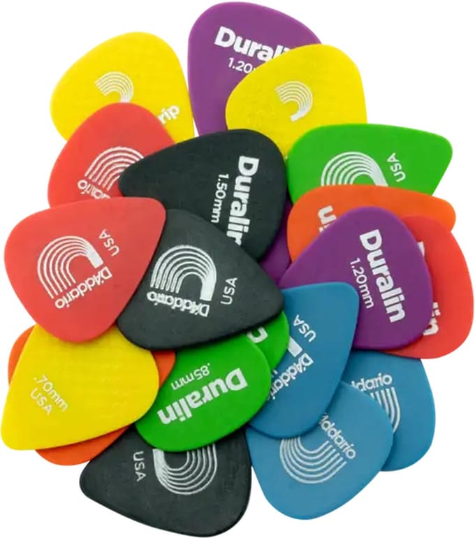 D'Addario - Duralin Assorted Gauge - Plectrum - 21-pack