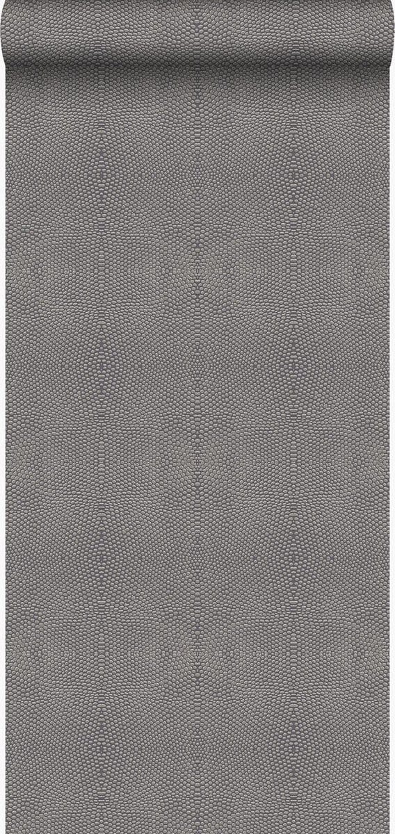 Origin Wallcoverings behang dierenhuidprint donkerbruin - 53 cm x 10.05 m - 347311