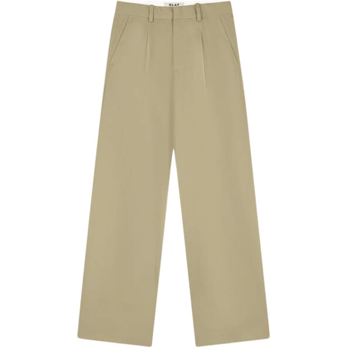Olaf Tailored Trousers Pantalons Khaki W240402