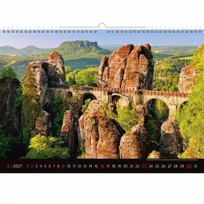 C129-27 Beroemde Bruggen Fotokalender A3+ 2027