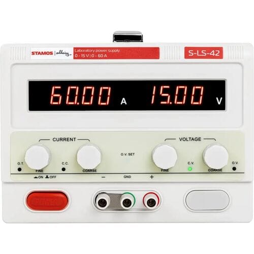 Stamos Soldering Laboratorium voeding - 0-15 V - 0-60 A DC - 900 W 10021072