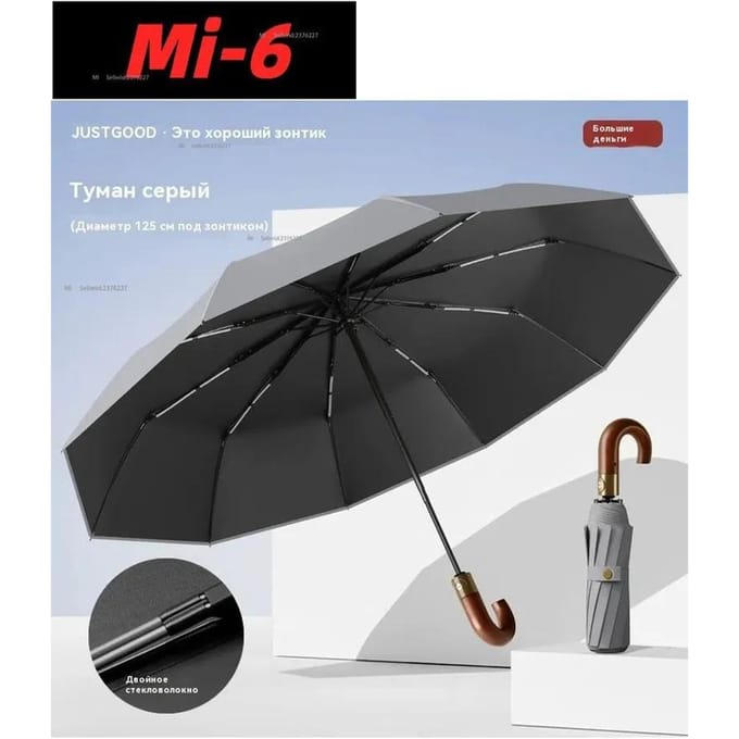 Parapluie Xiaomi entièrement automatique gray