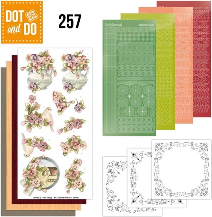 Dot And Do 257 - Precious Marieke - Painted Pansies