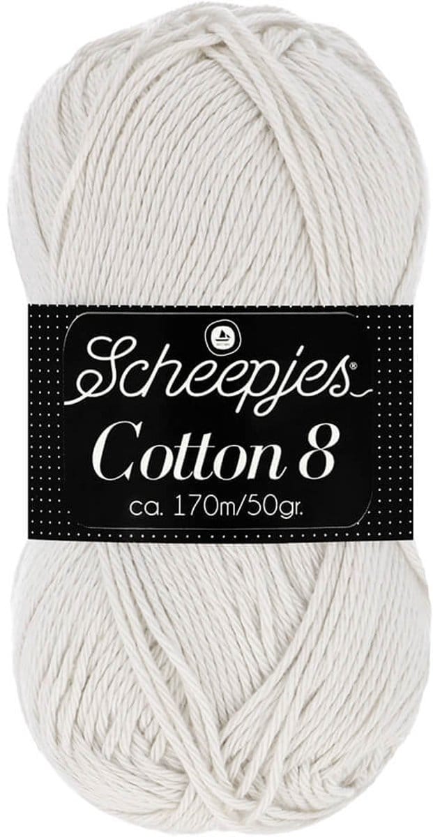 Scheepjes Cotton 8 50g - 700 Grijs