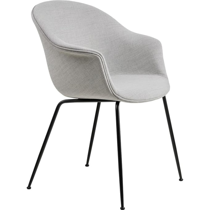 Gubi Bat Dining Stoel volledig bekleed Conic Base - Remix 3 Kvadrat 123