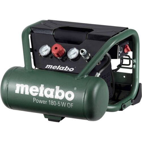 Metabo Power 180-5 W OF Compressor - 1100W - 8 bar - 5L - 75 l/min