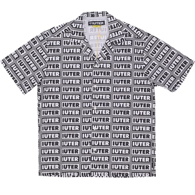 Shirt met korte mouwen Heren Paneel S/S Shirt Wit