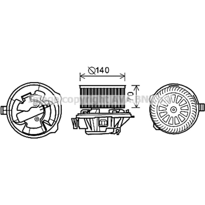 Interieurventilator AVA COOLING CN8289